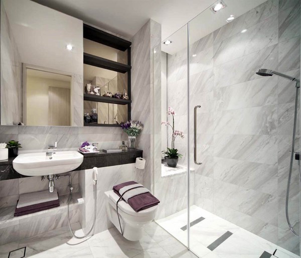 10 ý tưởng nội thất nhà tắm tối giản cho không gian nhỏ