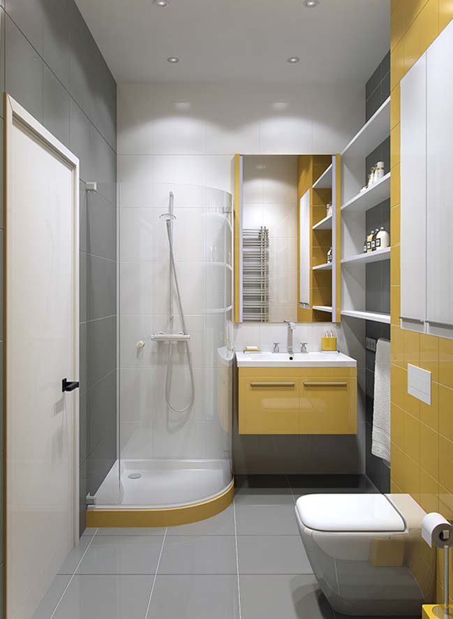 10 ý tưởng nội thất nhà tắm tối giản cho không gian nhỏ